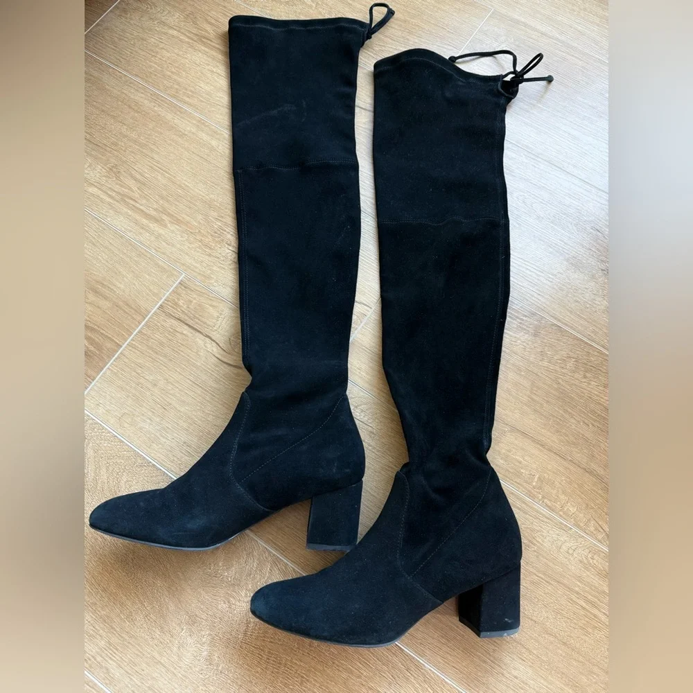 Stuart weitzman  Elegant Black Knee-High Women's Boots